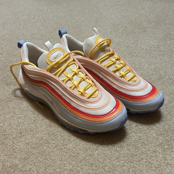 Nike Air Max 97 Football Light Thistle Grey Purple Pink Sneakers 8.5 - Picture 8 of 11